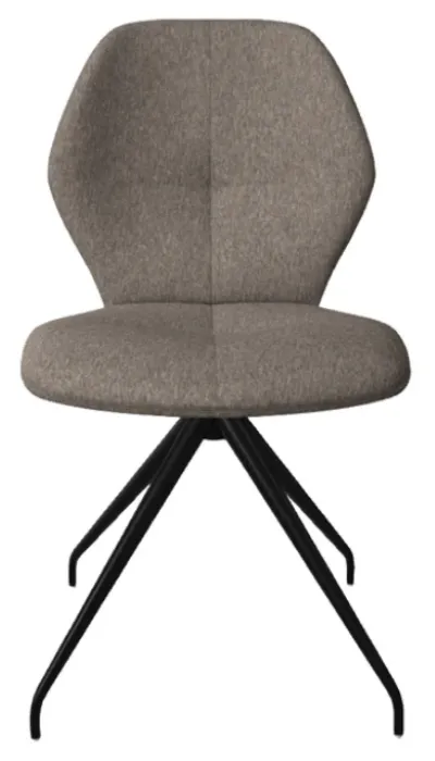 Mobitec Mood 91 M0510 eetkamerstoel - zwart onderstel-Hip Hop Grey Shop Nu