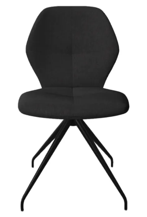 Mobitec Mood 91 M0510 eetkamerstoel - zwart onderstel-Hip Hop Anthracite Koop Vandaag