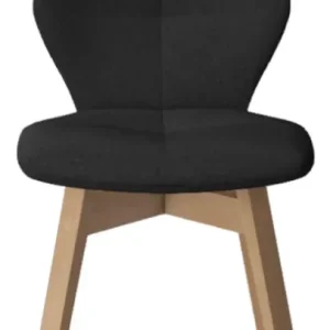 Mobitec Mood 91 M0110 eetkamerstoel - beuken onderstel-Hip Hop Anthracite Hoge Kwaliteit