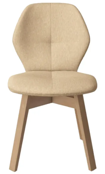 Mobitec Mood 91 M0110 eetkamerstoel - beuken onderstel-Hip Hop Beige Express Levering