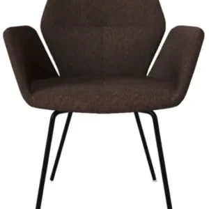 Mobitec Mood 95 M1512 eetkamerstoel - zwart onderstel-Hip Hop Brown Nu Kopen
