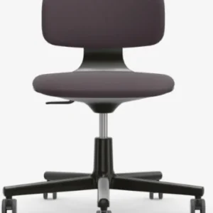 Gecertificeerd Vitra Rookie bureaustoel-Dark Red/Ice Blue-Zwart