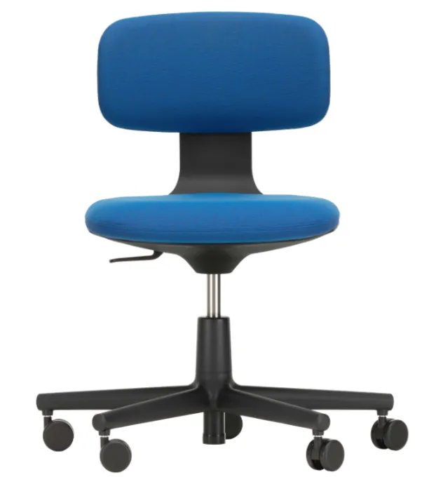 Laatste Kans Vitra Rookie bureaustoel-Blue/Coconut-Zwart