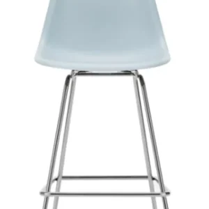Vitra Eames Plastic barkruk met verchroomd onderstel-medium-Ice Grey Must-Have