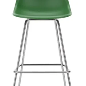 Vitra Eames Plastic barkruk met verchroomd onderstel-hoog-Emerald Direct Beschikbaar