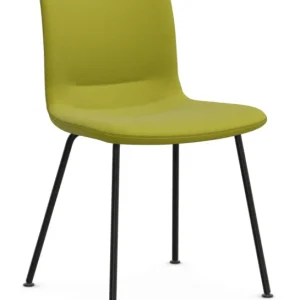 Vitra Hal Soft Tube stoel zwart onderstel-Yellow/Pastel Green Bestseller