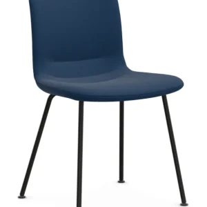Flitsaanbieding Vitra Hal Soft Tube stoel zwart onderstel-Blue/Coconut