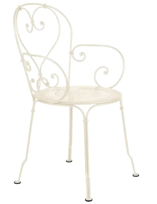 Weekendaanbieding Fermob 1900 tuinstoel met armleuning-Latte Beige