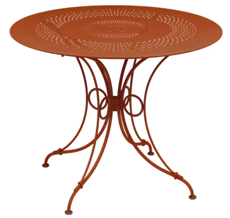Fermob 1900 tuintafel Ø96 cm-Candied Orange Must-Have