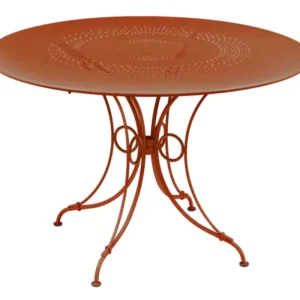 Fermob 1900 tuintafel Ø117 cm-Candied Orange Must-Have