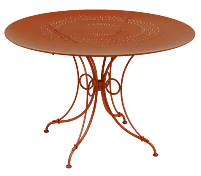 Fermob 1900 tuintafel Ø117 cm-Candied Orange Must-Have
