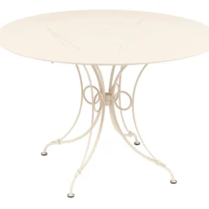 Fermob 1900 tuintafel Ø117 cm-Latte Beige Tijdelijk Beschikbaar