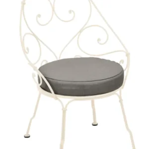 Dagaanbieding Fermob 1900 fauteuil met grey taupe zitkussen-Latte Beige