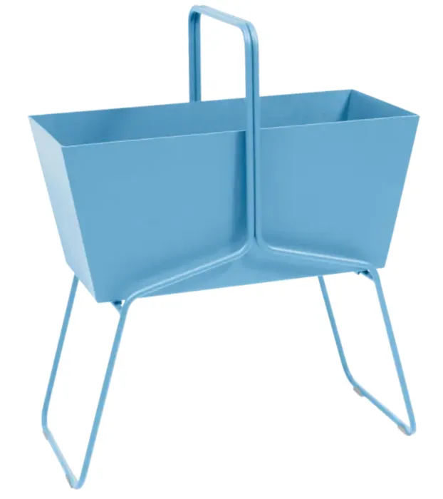 Fermob Basket plantenbak high-Maya Blue Direct Beschikbaar