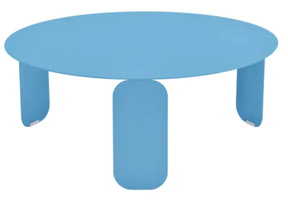 Fermob Bebop salontafel Ø80cm-Maya Blue Laatste Versie