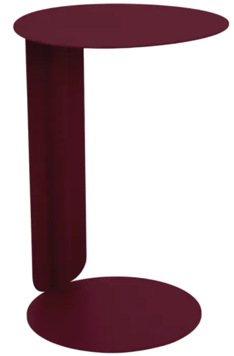 Laatste Versie Fermob Bebop Offset bijzettafel-Black Cherry