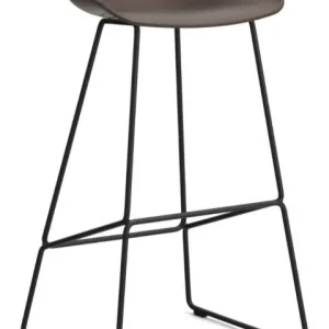 HAY About a Stool AAS38 barkruk zwart onderstel-Raisin-Zithoogte 75 cm OUTLET Bestseller