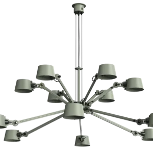 Gereduceerde Prijs Tonone Bolt 12 Arm Chandelier hanglamp-Flux green