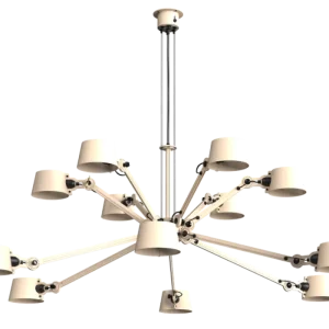 Tonone Bolt 12 Arm Chandelier hanglamp-Lightning white Direct Beschikbaar