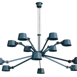 Tonone Bolt 12 Arm Chandelier hanglamp-Thunder blue Snelle Levering