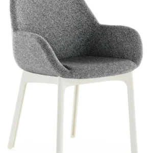 Veilige Betaling Kartell Clap Tissue Shirley stoel - wit onderstel-White/Black