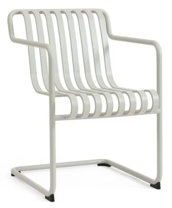 HAY Palissade Cantilever Dining armstoel-Sky Grey Exclusieve Aanbieding