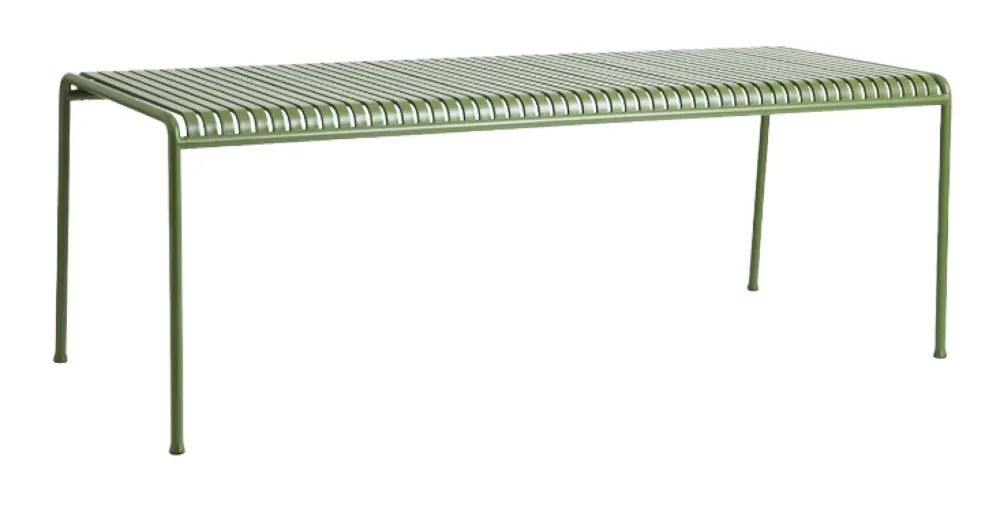Hete Deal Hay Palissade tuintafel 220x90 cm-Olive