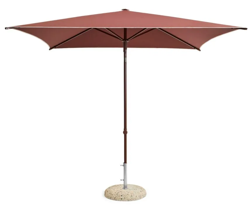 Hete Deal HAY Terrazza parasol - Square-Burgundy