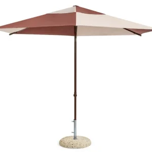Must-Have HAY Terrazza parasol - Hexagon-Burgundy