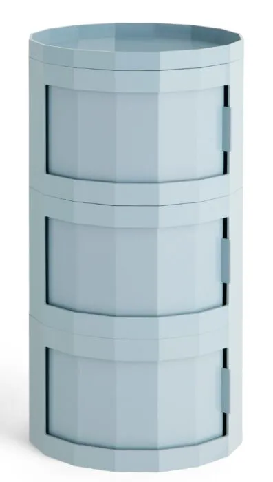 Nieuw HAY Facet 30 kastje-Misty blue