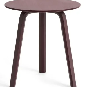HAY Bella bijzettafel Ø 45 cm-49 cm hoog-Dark bordeaux Laatste Kans