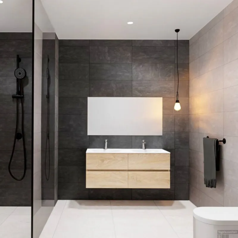 Badkamermeubel Solid Surface BWS Stockholm 120x46 cm Washed Oak (alle varianten) Voordeelprijs