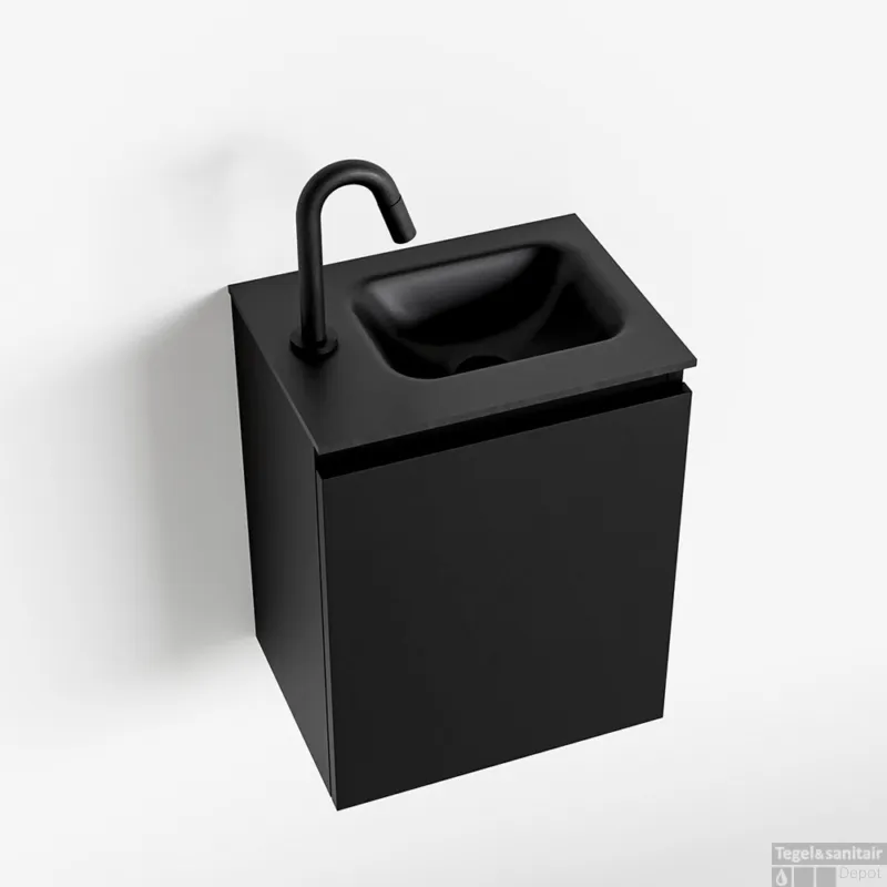 MONDIAZ OLAN 40cm toiletmeubel urban. LEX wastafel urban rechts 1 kraangat Bestel Nu