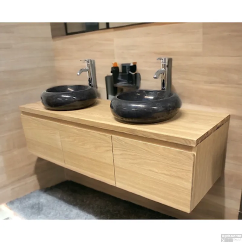 Aanbieding Badmeubel Casajoy Sun Onderkast 3 lades 50 cm Eiken