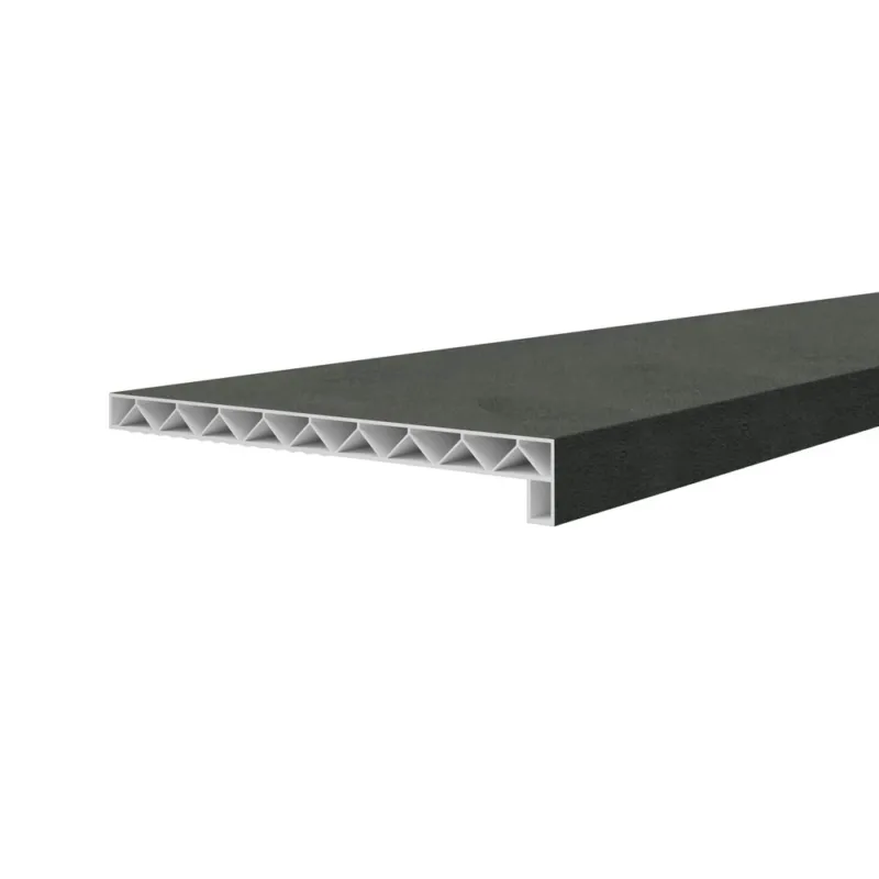 Novaboard stonelook vensterbank 250 mm Leisteen donkergrijs Goedkoop