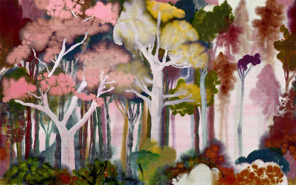 Flitsaanbieding Behang Arte Alaya Banyan Panoramique Red Blossom 11530