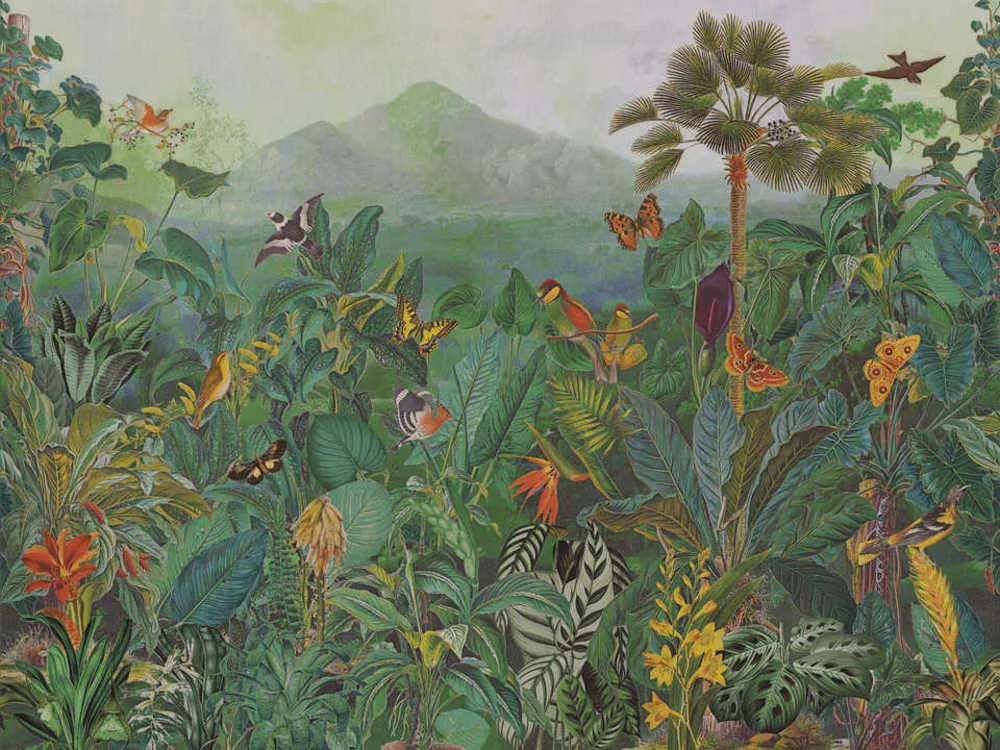 Dagaanbieding Behang Arte Birds of Paradise The tropics BOP401