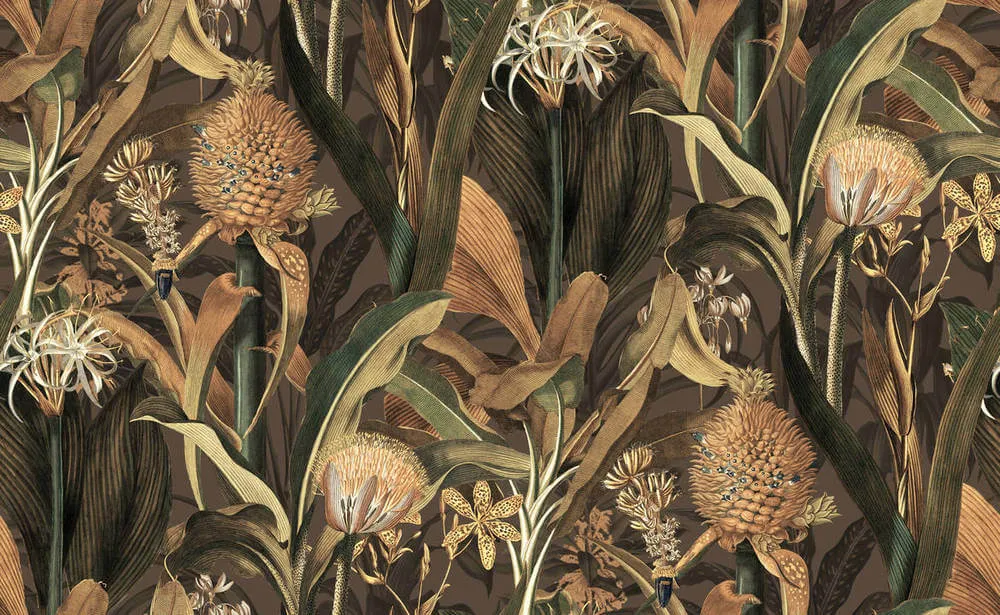 Beperkte Voorraad Behang Arte Décors & Panoramiques Blooming Pineapple 97602