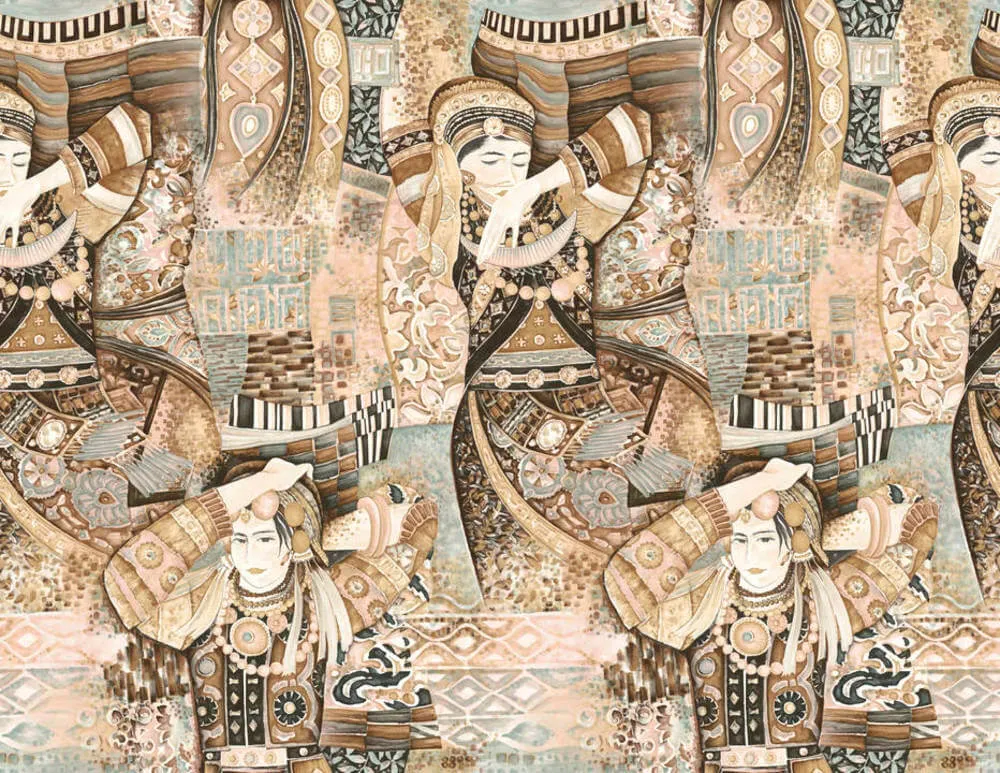 Weekendaanbieding Behang Arte Décors & Panoramiques Odisha Dance 97640