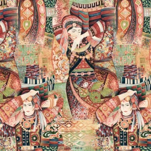 Flitsaanbieding Behang Arte Décors & Panoramiques Odisha Dance 97641