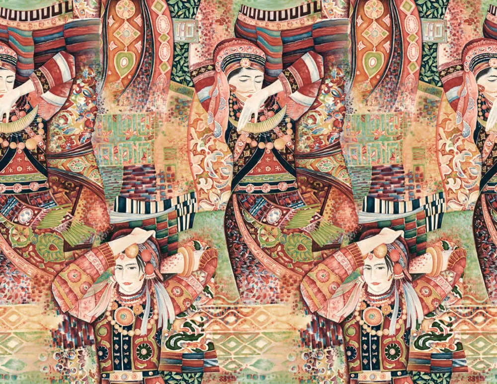 Flitsaanbieding Behang Arte Décors & Panoramiques Odisha Dance 97641