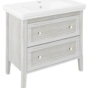 Lage Prijs Wastafelmeubel Sapho Cross Wit Hout 85x81x47 cm