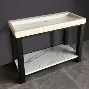 Forzalaqua Onderstel Mat Zwart 80x51x80 cm Gereduceerde Prijs