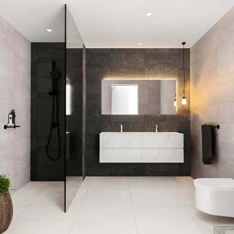 Shop Nu Badkamermeubel BWS Valencia Carrara Mat 150 cm Solid Surface Wastafel Dubbel (2 kraangaten, 4 lades)