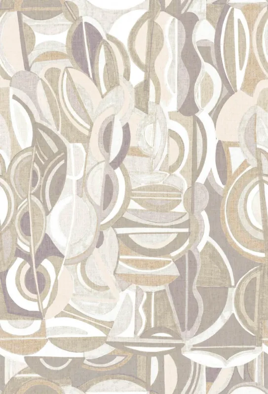 Fabrieksprijs Hookedonwalls Linen Lyrics Eclettico 34740 Behang