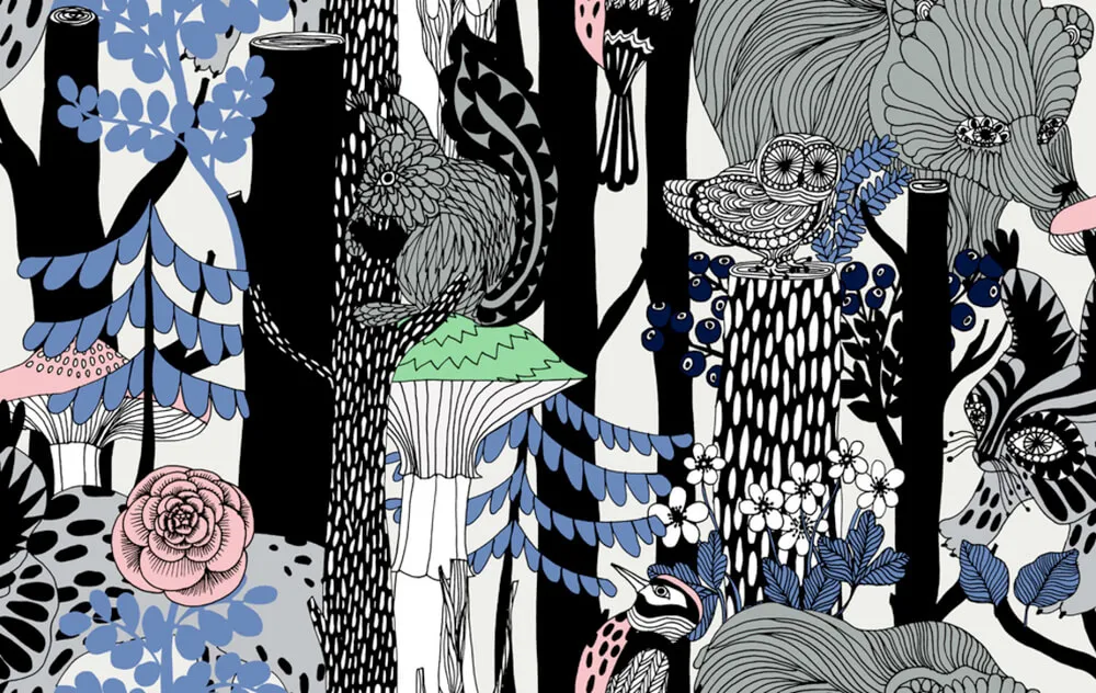 Hookedonwalls Marimekko Volume 05 23340 Behang Laatste Kans