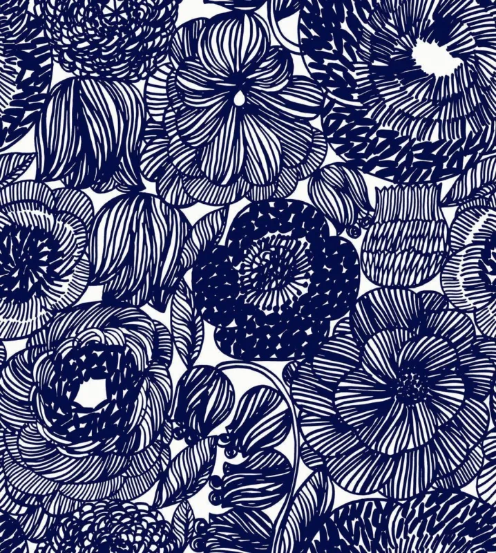 Hookedonwalls Marimekko Volume 06 Kurjenpolvi 25182 Behang Goedkoop
