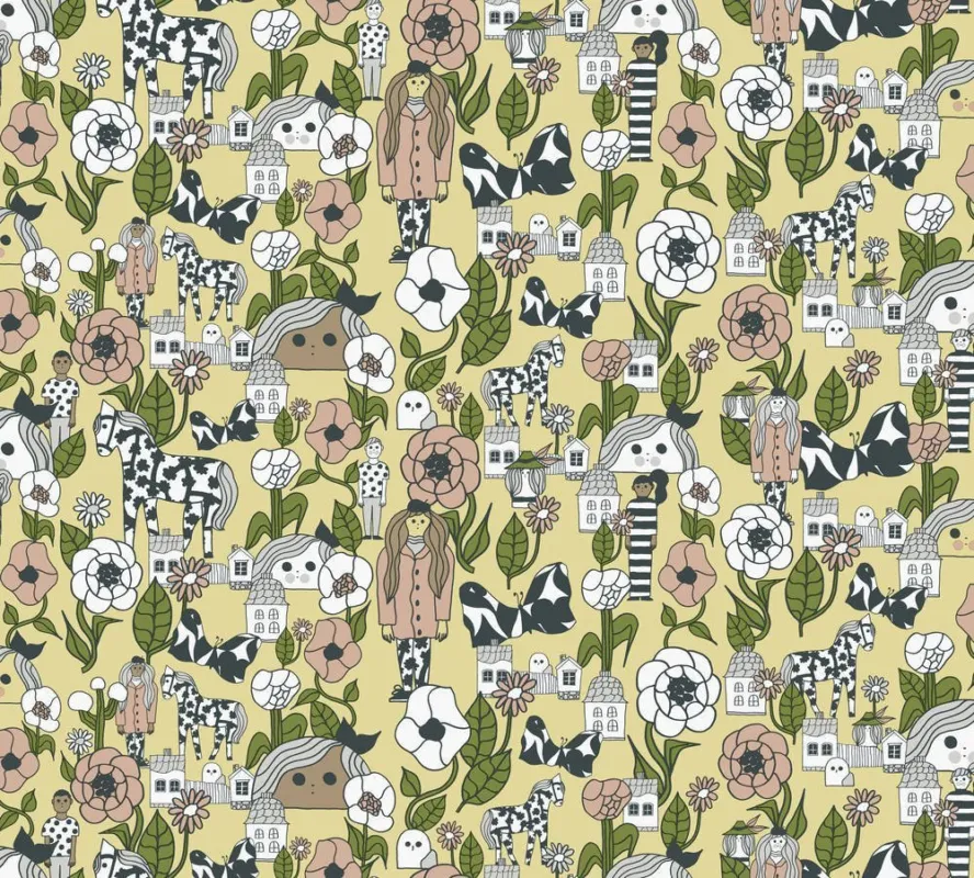 Voordeelprijs Hookedonwalls Marimekko Volume 06 Marikyla 25167 Behang