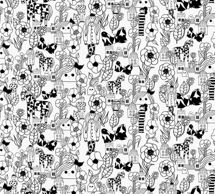 Hookedonwalls Marimekko Volume 06 Marikyla 25166 Behang Superprijs