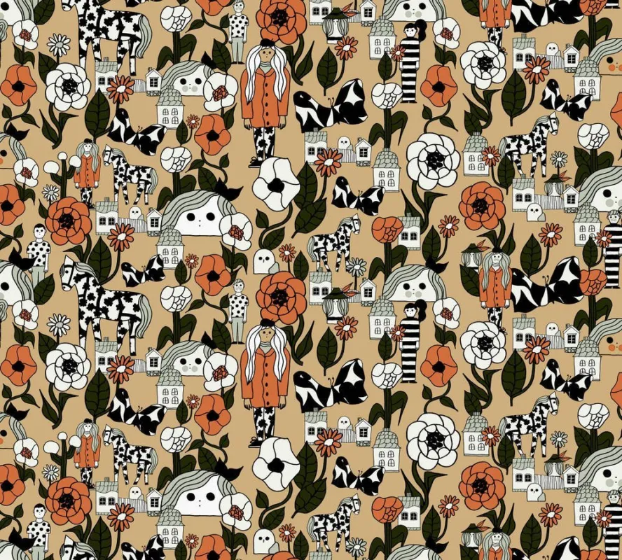 Hookedonwalls Marimekko Volume 06 Marikyla 25165 Behang Favoriet